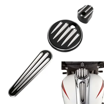 

Motorbike Parts Dash Accessory Pack Ignition Swicth Fuel Door Dash Cover For Harley Street Road Glide FLHX FLTR CVO 2008 - 2013