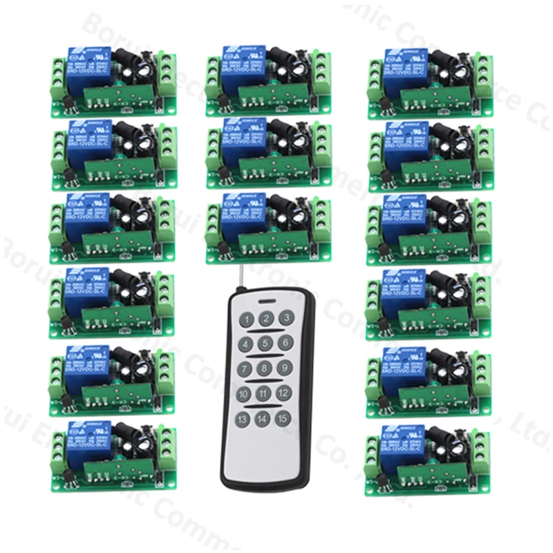 New 12V 1 Channel Wireless Remote Switch Remote Control Switch RF Transmitter Receiver 315MHz/433Mhz New 12V 1 Channel Wireless Remote Switch Remote Control Switch RF Transmitter Receiver 315MHz/433Mhz