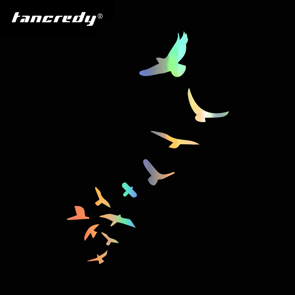 

Car Styling Flying Birds Sticker Vinyl Car Bumper Body Window Stickers and Decals External Auto External Decorations Accessories