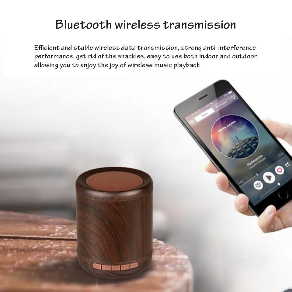 Горячая беспроводная мини bluetooth-колонка портативная Встроенная литиевая батарея сабвуфер Bluetooth Поддержка AUX TF карта Громкая Связь Динамик