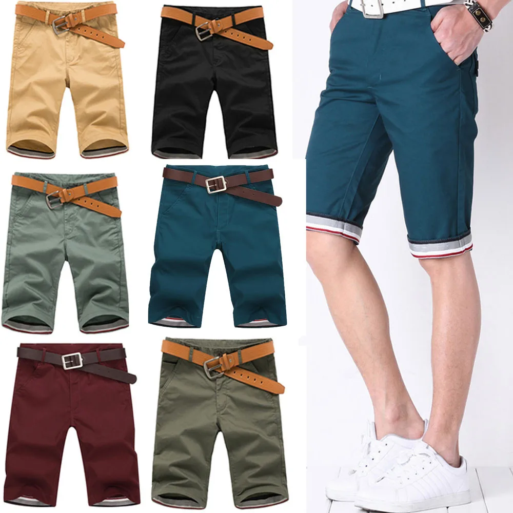 

Mens Shorts New Summer Fashion Casual Cotton Slim Bermuda Masculina Beach Shorts Men Joggers Trousers Shorts Male 2019 Hot Sale