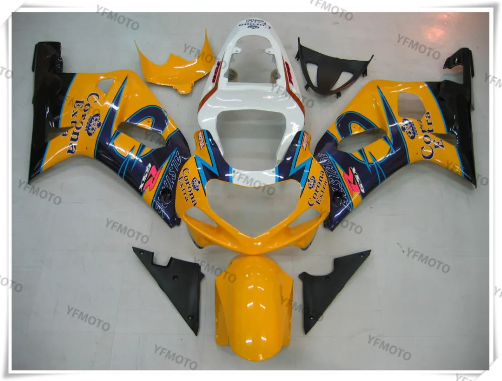 

Motorcycle ABS Colorful Fairing Body Work For S U Z U K I GSX-R600 GSXR600 2001-2003 GSX-R750 GSXR750 K1 2000-2003 +4 Gift