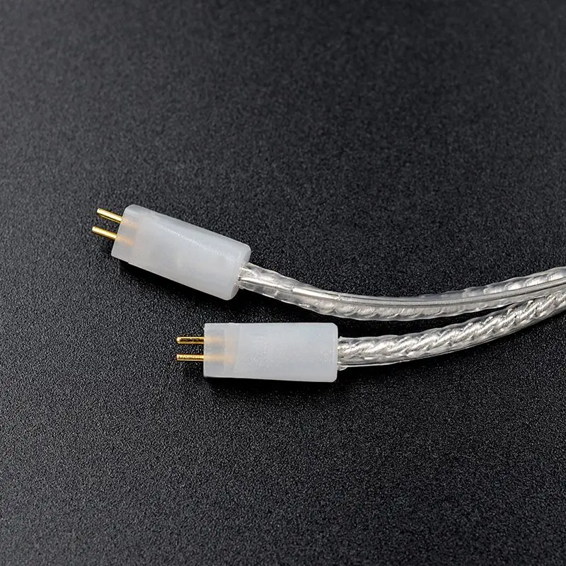Оригинальные наушники KZ ZS6 ZS5 ZS3 ZST ED12 ES3 улучшенный посеребренный кабель 0 75 мм 2Pin Hi