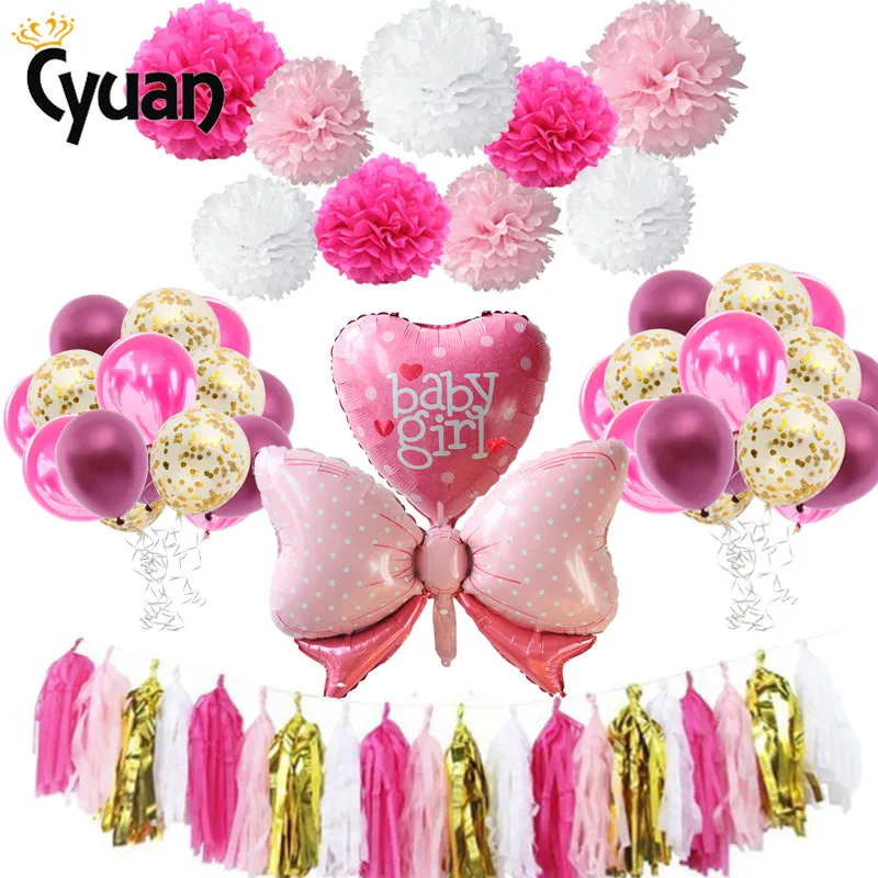 Baby Shower оформление вечеринки это девушка мальчик буквы фольги Воздушные шары | Отзывы и видеообзор