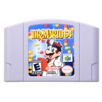 N64Game DRMario 64 видео игры Картридж Консоли Карты Английская литература США версия (можно сохранить)