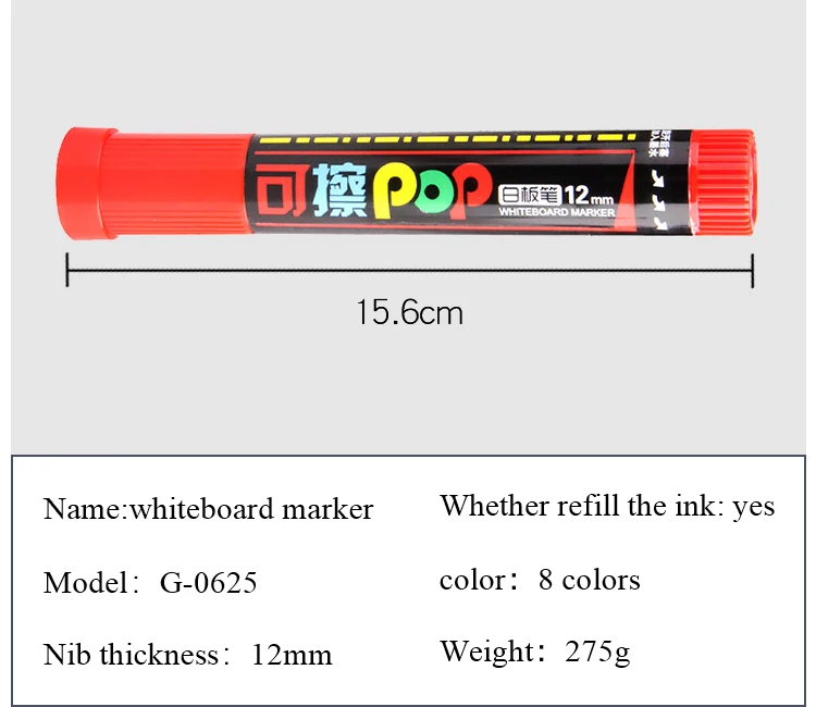 Знать поп Книги по искусству маркер 8 цветов/комплект 12 мм Повторное заполнение чернилами Маркер Комплект best для Manga рекламный плакат поставки