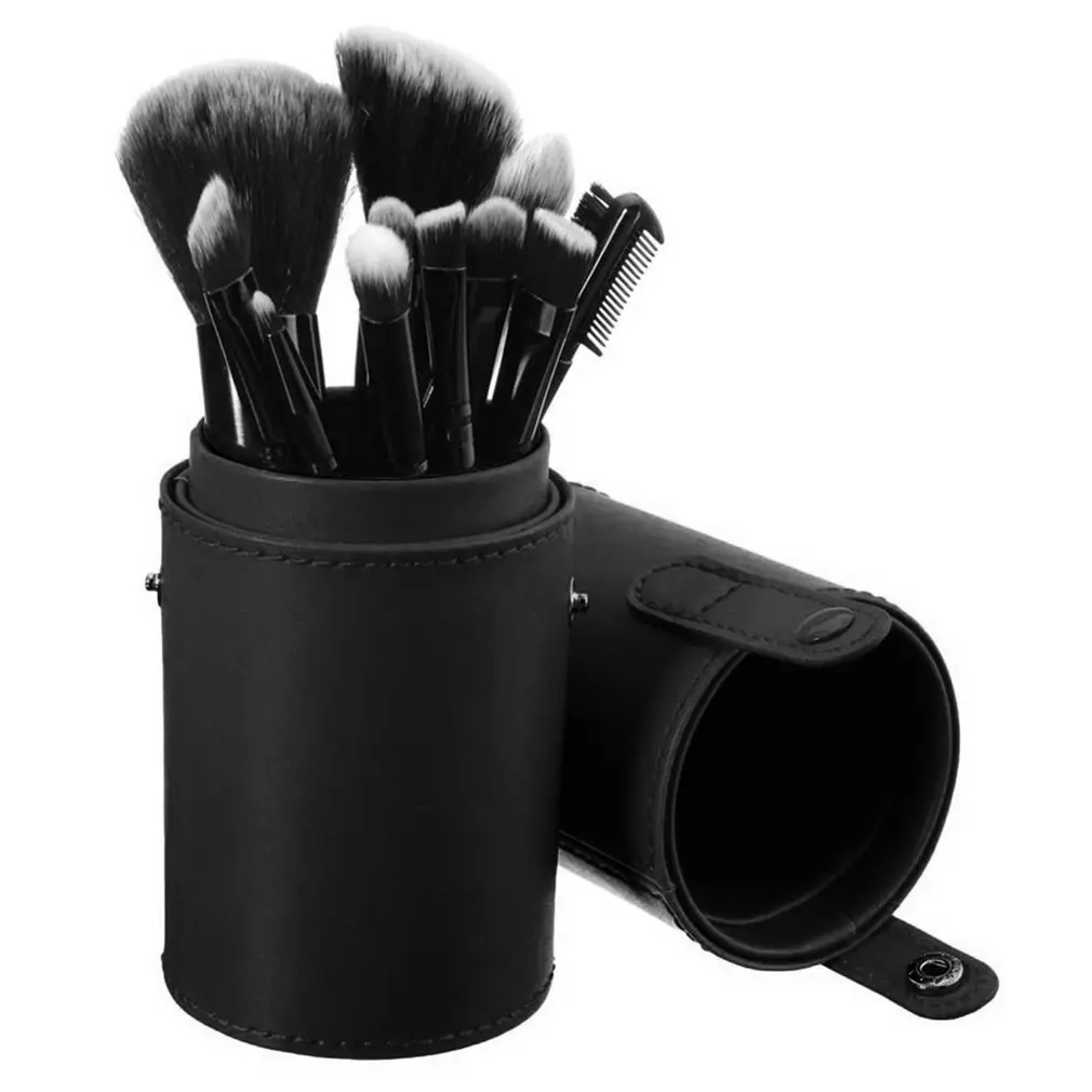 

Empty Portable Makeup Cosmetic Storage Box Case Holder Brush Organizer Black