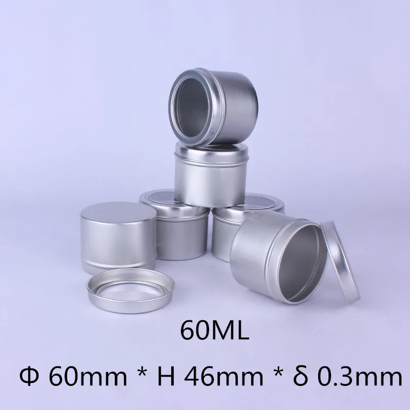 

12PCS Empty Makeup Organizer With Transparent Window Lid Tin Jars Tea Coffee Cans Bottle For Lip Balm Nail Art DIY Cream Jar Box