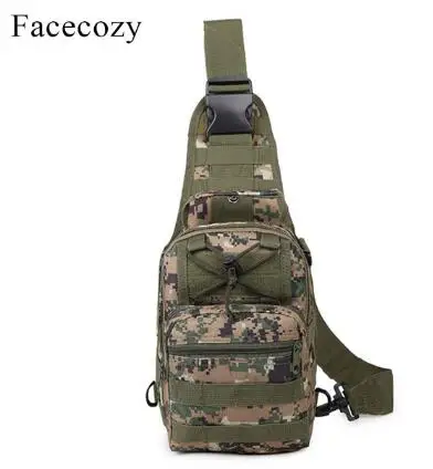 Facecozy Военная Рыболовная Сумка, водонепроницаемый рюкзак для альпинизма, тактический рюкзак для кемпинга, камуфляжная Рыболовная Сумка - Цвет: Jungle digital