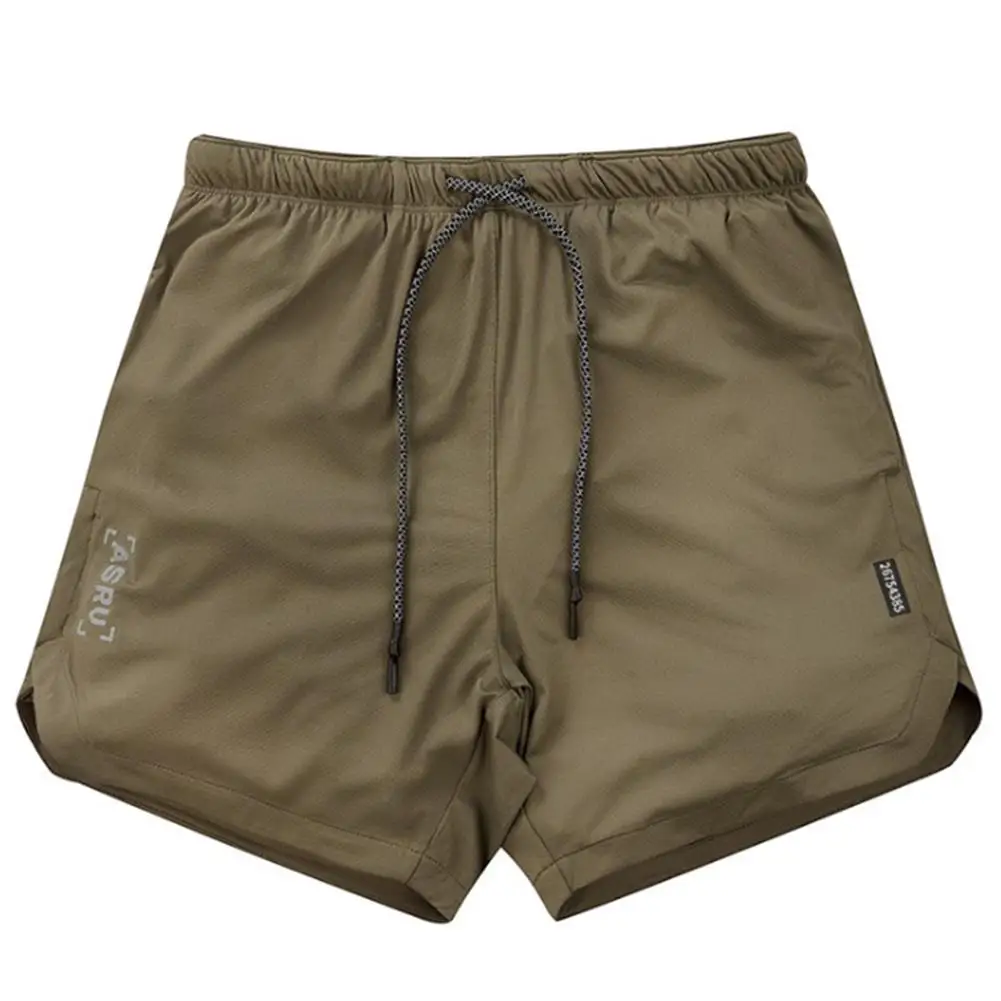 Летние мужские быстросохнущие свободные шорты для тренировок и фитнеса Брюки с карманами модные