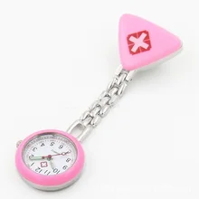 Высококачественные металлические часы медсестры Крест Шарм Женская медицина; Армия брошь Аналоговый кварцевый Циферблат