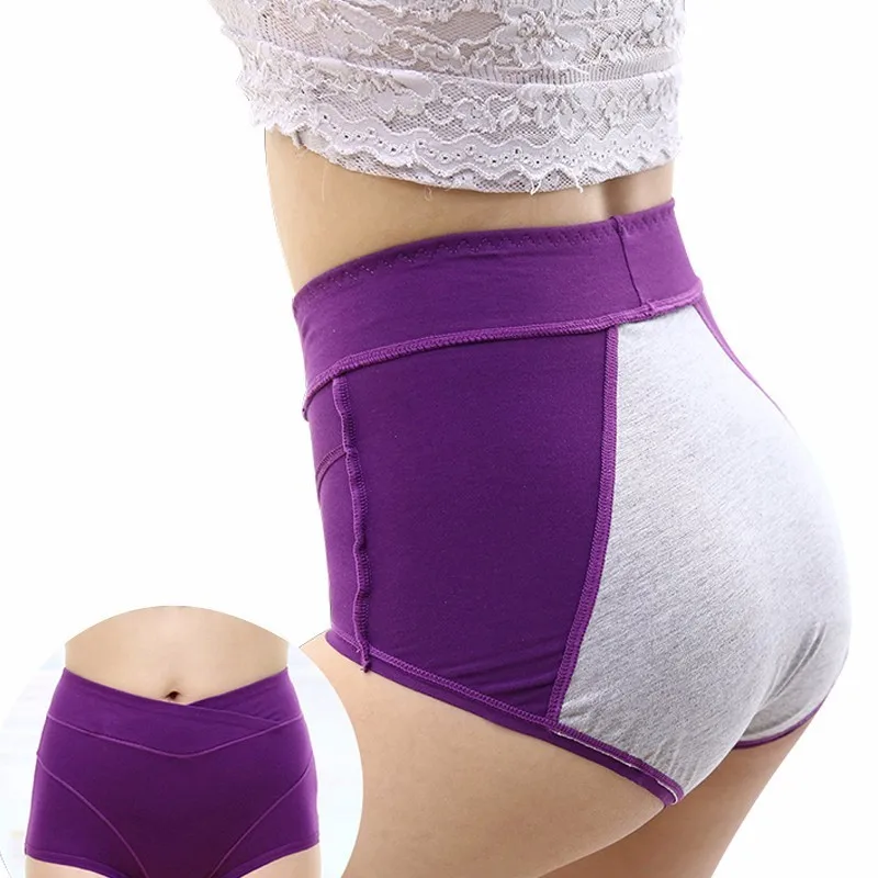 

The latest design woman Panties Suitable for sleep at night Menstruation underwear Cotton High Waist Waterproof briefs