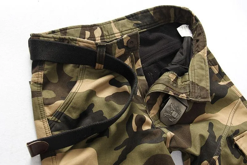 Тактические военные камуфляжные флисовые штаны для мужчин, зимние армейские теплые брюки-карго, мужские теплые мешковатые брюки 101405