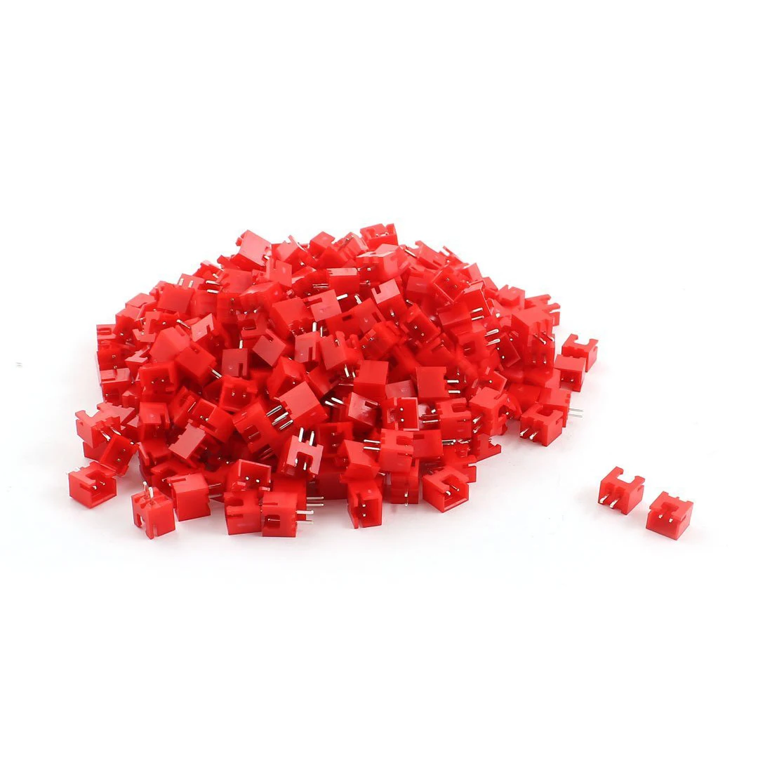 

330pcs Red Shell Straight Pin 2.54mm Pitch JST PH Male Connector Plug