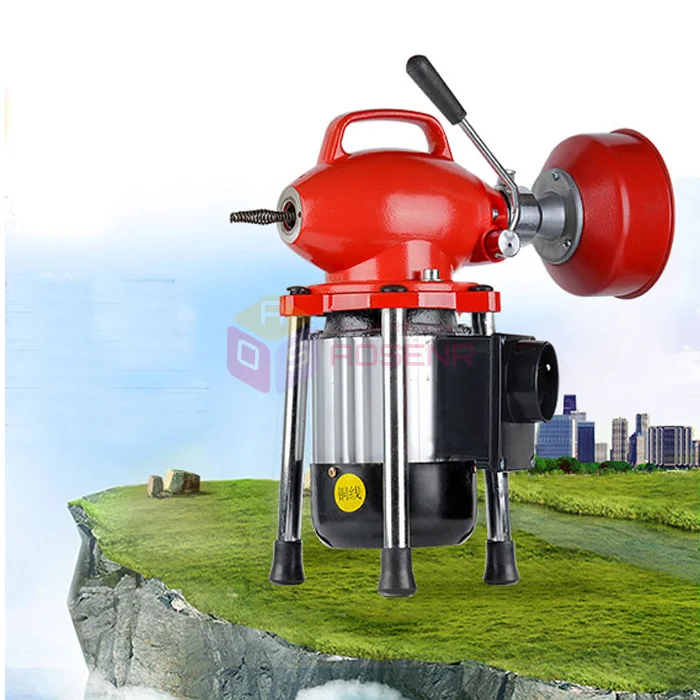 3/4" 4" (20mm 100mm) Dia Sectional Drain Cleaner Machine Professional