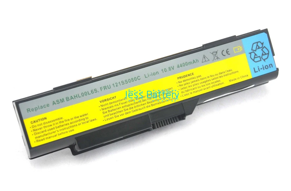 

News laptop battery for Lenovo 3000 G400 G410 C510 C460 C460A C461 C462 C465 ASM BAHL00L6S