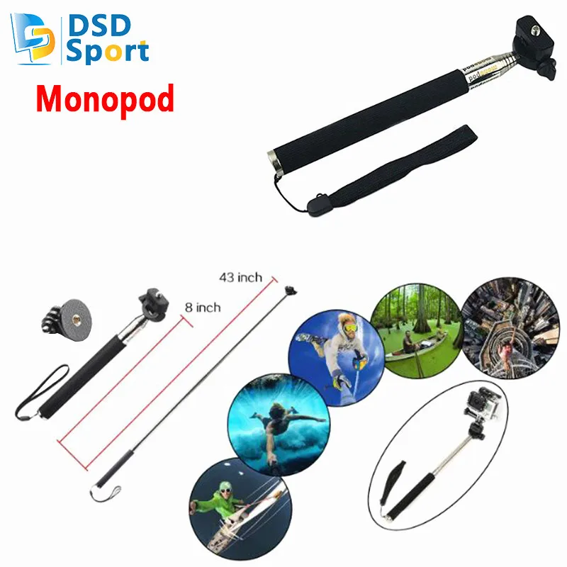 Monopod  for SJCAM Camera 4000 for gopro surf mount