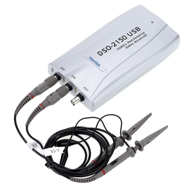 Горячая Распродажа Hantek DSO2090 DSO2150 DSO2250 осциллограф PC USB 2 Цифровой Каналы