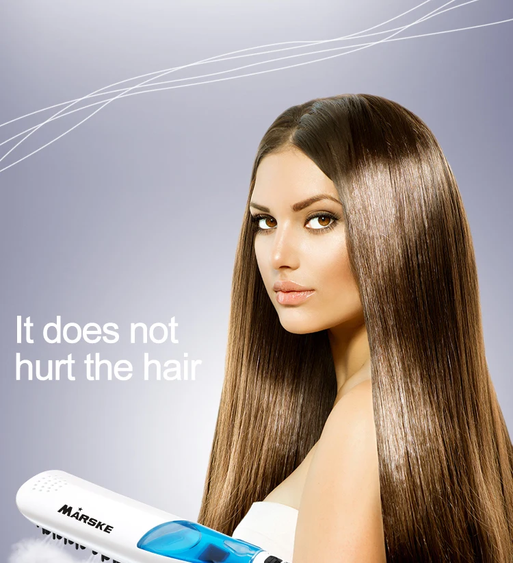 USHOW профессиональные паровые выпрямители для волос с ЖК-дисплеем, утюжок для выпрямления волос, инструменты для быстрой укладки, 3D плоский утюг, прямая щетка