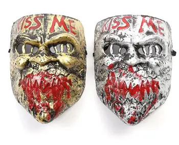 

Halloween Film Movie Horror Fancy Dress Kiss Me Mask Scary Horror Devil Blooded Full Face Mask Party Cosplay props