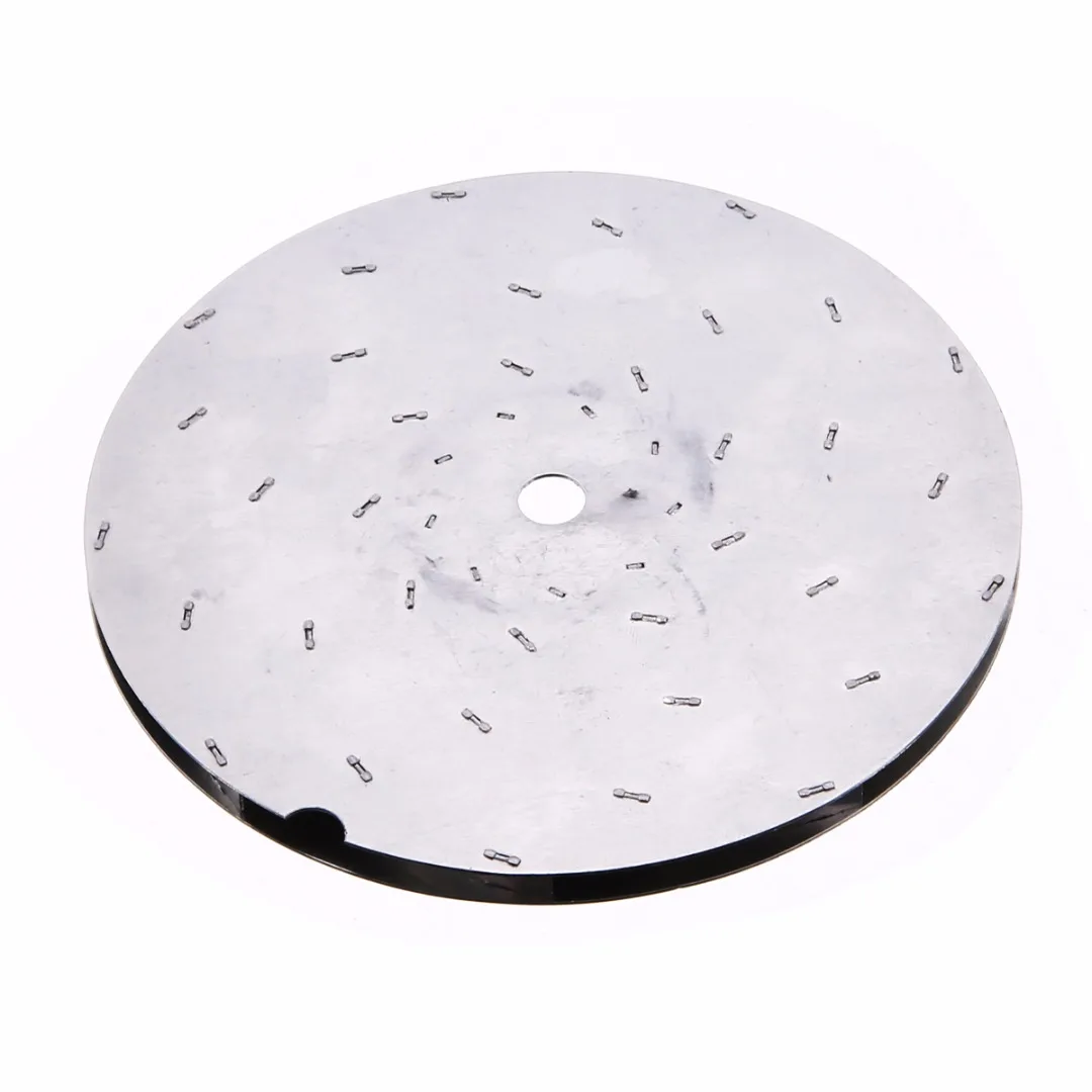 1pc Aluminum Silver Vacuum Cleaner Motor Fan Blade 8mm Hole Wind Wheel Impeller Part Diameter 112mm