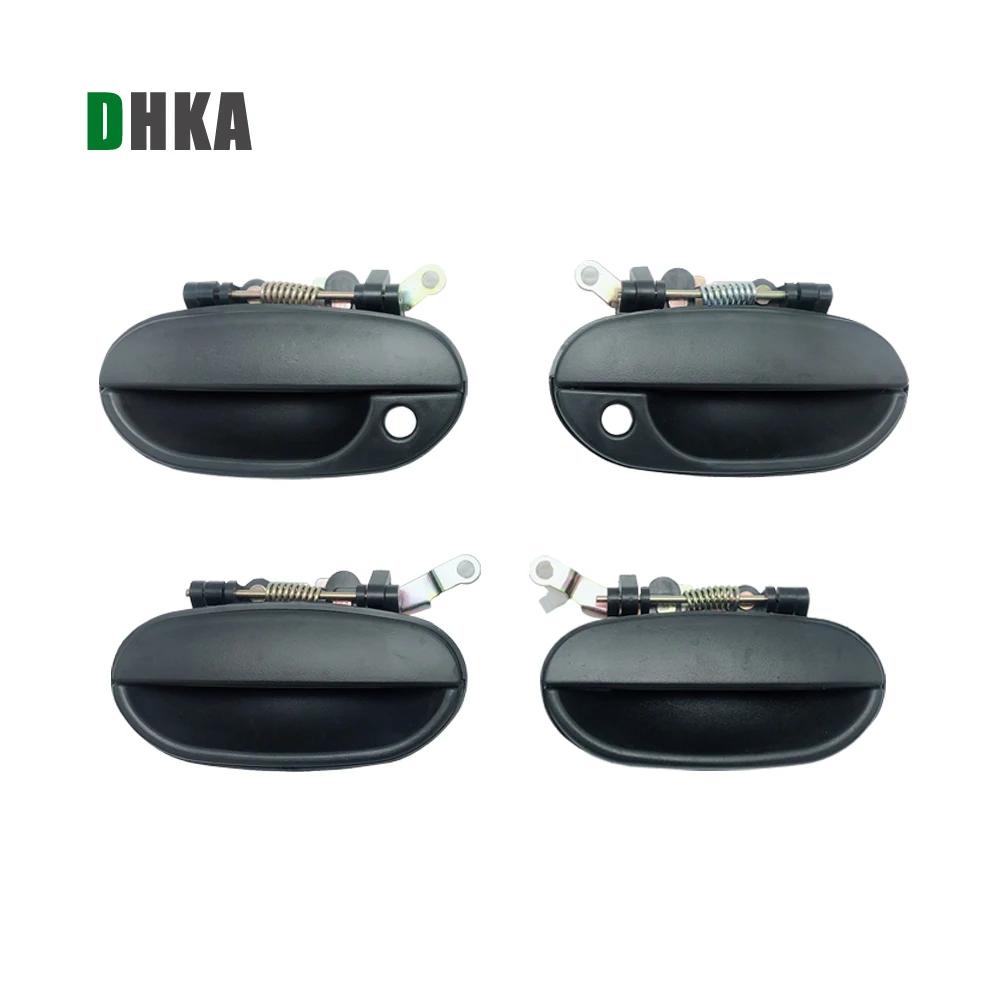 

DHKA OUTSIDE EXTERIOR DOOR HANDLE FOR HYUNDAI ACCENT 95-00 1995 1996 1997 1998 1999 2000 OEM: FR:82660-22000-CA FL:82650-22000