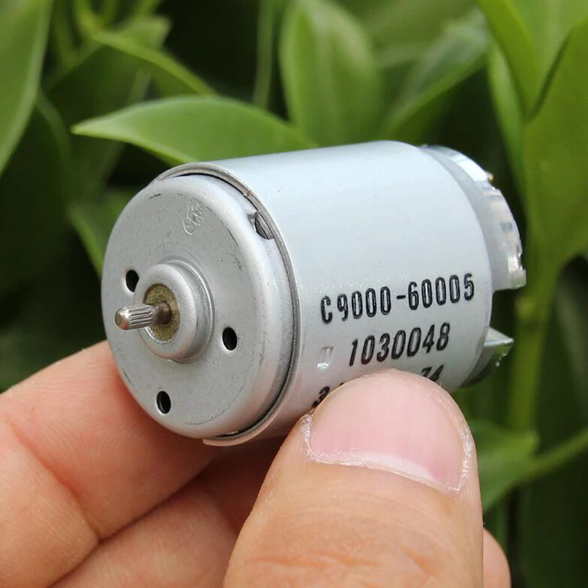 

12-24v The latest high-speed tool motor DIY model 385 micro DC motors flower shaft motor toy model