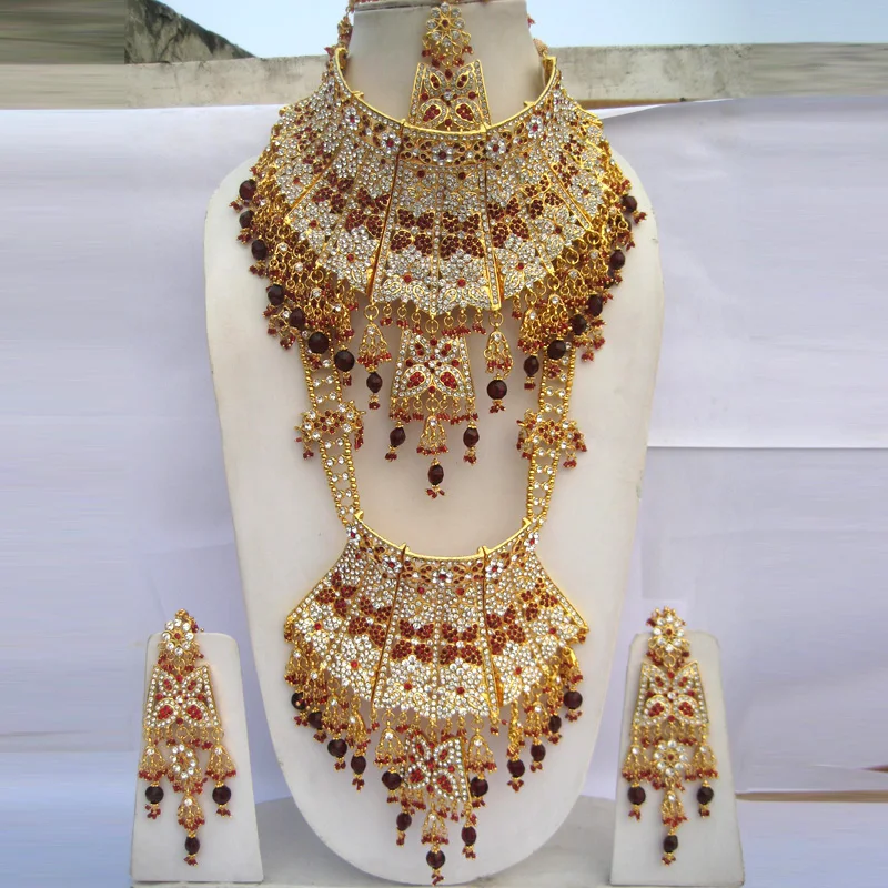 Free shipping!!! Delicate India Jewelry set luxury accessories 6 piece
