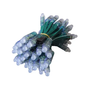 

1000X High quality DC5V 9mm GREEN cable RGB digital UCS1903 led string light express free shipping