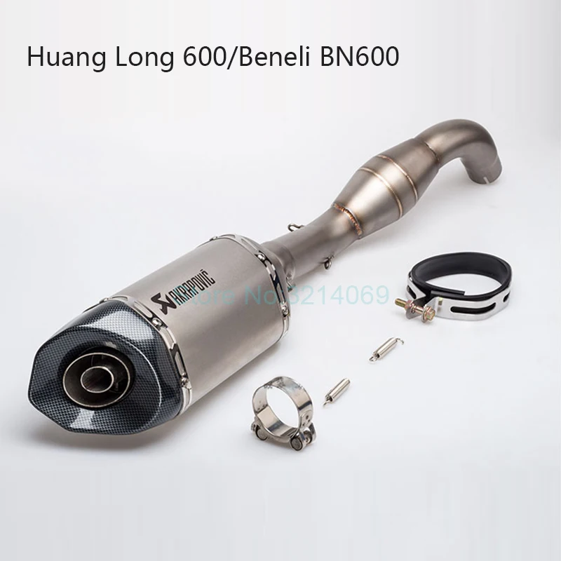 Marcado Láser Universal Akrapovic de la motocicleta tubo de Escape silenciador de Escape para Beneli BN300 TNT300 BN600 TNT600 BN 300 TNT BJ600