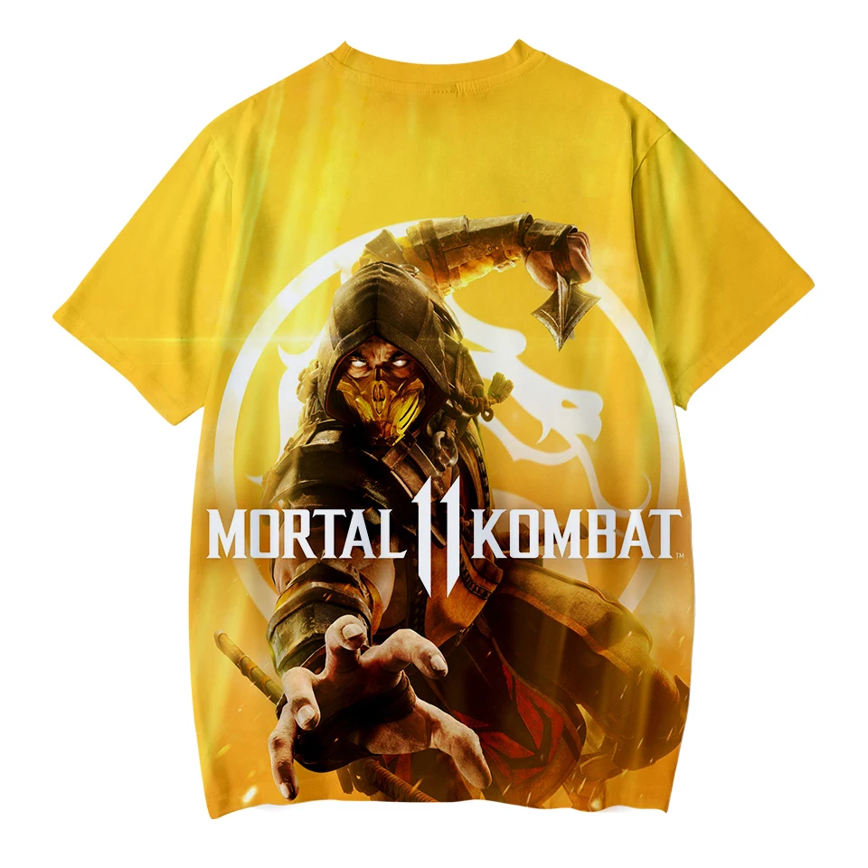 Children's t-shirt Mortal Kombat 11 t shirt 3d Games Print Tee Shirt wear Fashion Cool and comfortable tshirt for the kids