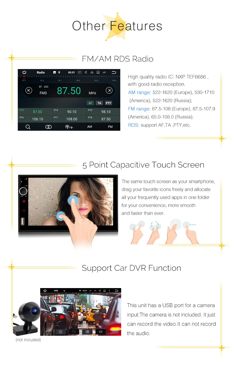 Flash Deal Pumpkin 2 Din 7" Android 8.0  Octa-core 4G+32G Universal Car Stereo Radio No DVD Player GPS Navigation Wifi 4G Fastboot Headunit 4