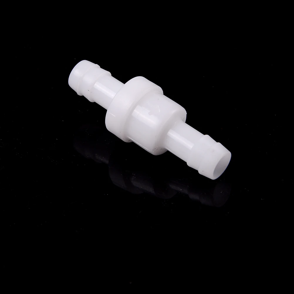 

1PCS One Way Inline Check Valve Fuel Gas Liquid Water 12mm Plastic Material