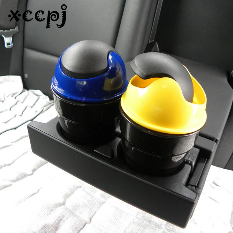 

Universal new car garbage can car trash can garbage dust case holder bin car-styling Bucket Accessories