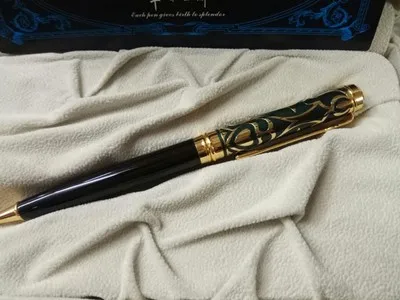 Pen Duke sapphire upscale metal ballpoint pen free shipping