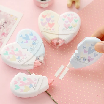 

10m Heart Shape Correction Tape Student Stationery Office & School Supplies