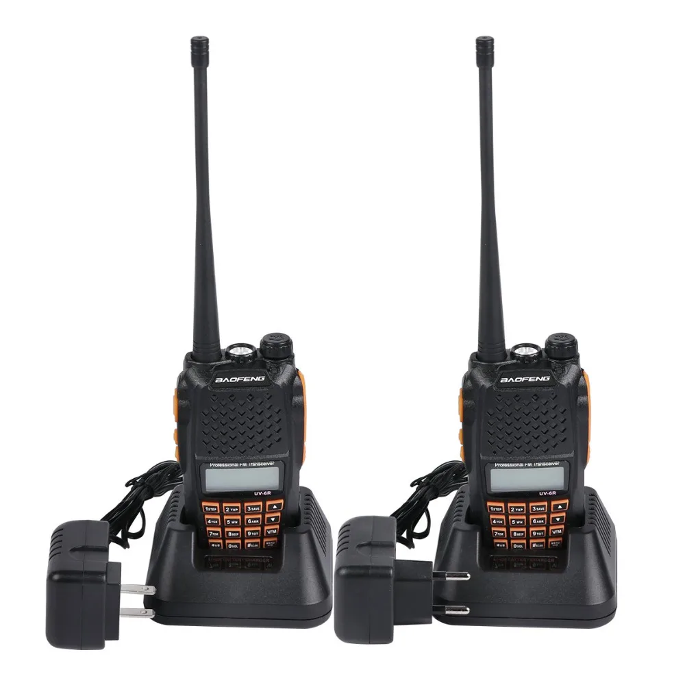 

Baofeng UV-6R walkie talkie Professional CB radio Dual Frequency 128CH LCD display Wireless baofeng UV6R portable radio 136-174