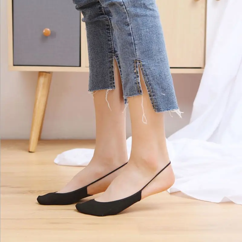 

5pairs/lot lady cotton socks for High-heeled Shoes