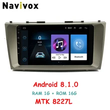 Navivox Android 8,1 Стерео gps DVD плеер для Toyota Camry 2008 2009 2010 2011 2Din gps навигация автомобильное радио Tapte регистраторы