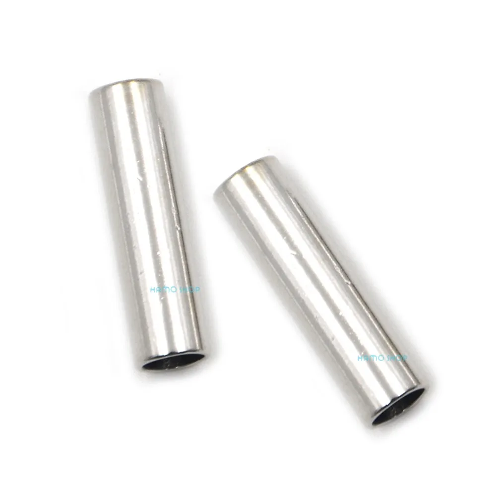 

25pcs 6x20mm Seamless Metal Shoelaces Tips Flat Head Replacement Repair Aglets DIY Sneaker Silver