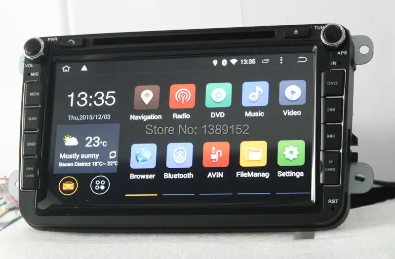 Android 4.4.4 Car DVD for 8inchs Wolkswagen Models 2