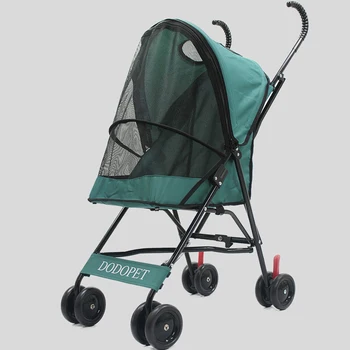 

2018 Light Portable Dog/Cat Carrier Alloy Aluminium Support Frame Omni-directional Wheel Breathable Gauze Panoramic Sunroof View