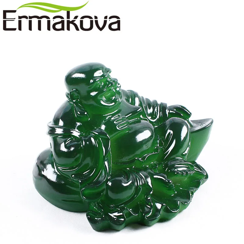 Полимерная Статуэтка ERMAKOVA меняющая цвет китайская статуэтка Будды фэн шуй чай на