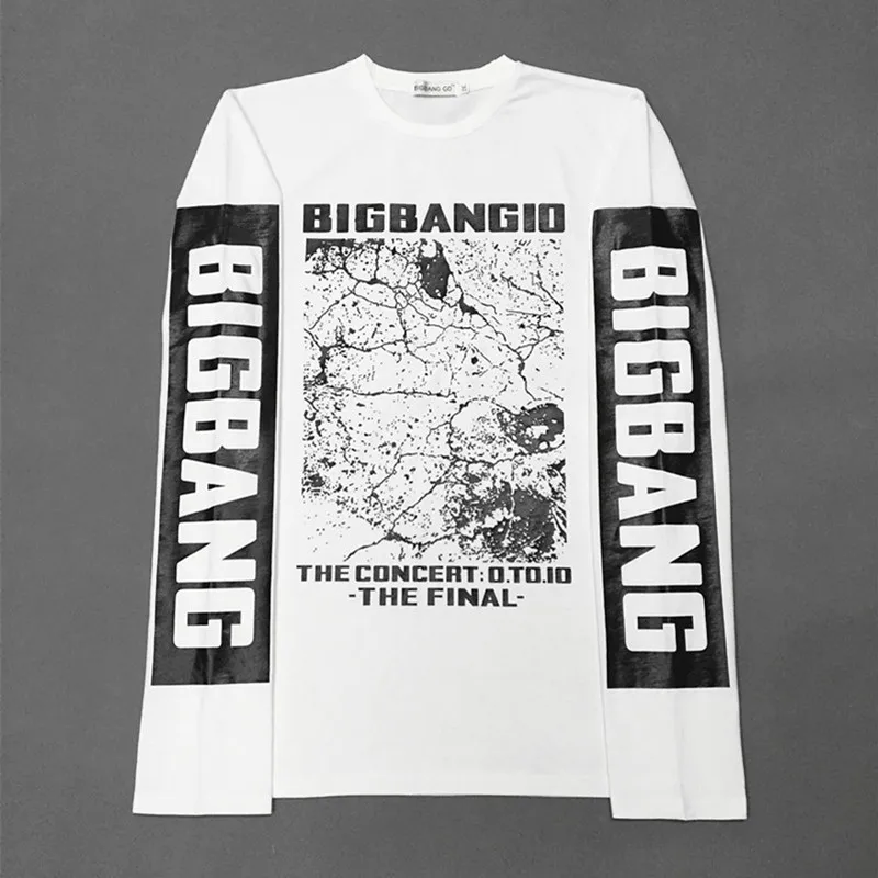 WXCTEAM BIGBANG Gdragon Толстовка Peaceminusone Весна Осень Длинные рукава толстовки корейский