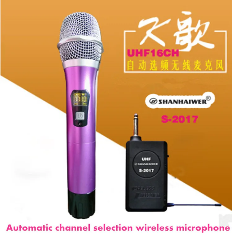 

UHF professional pocket wireless microphone system used for teaching show Handheld Microphone Style Mini Special Feature mic