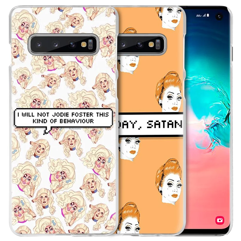 Чехол RuPaul's Drag racing 2 для Samsung Galaxy S10 5G S10e S9 S8 M30 M20 M10 J4 J6 Plus J8 2018 Note 8 9 Жесткий чехол