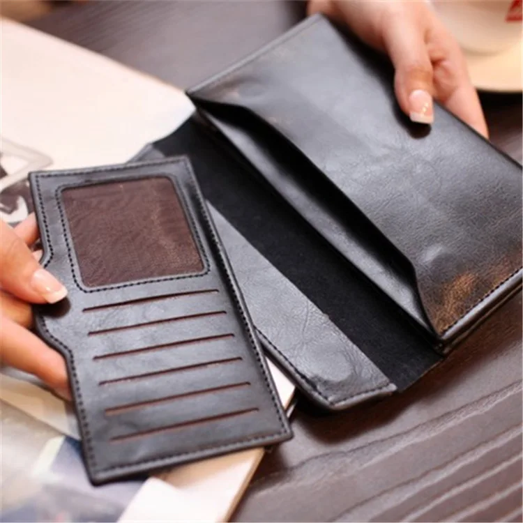 Magnetic Buckle Long Genuine Leather Women Wallet Female Clutch Bags Cow Leather Coin Purse Credit Card Holder Quality carteira Magnetic Buckle Long Genuine Leather Women Wallet Female Clutch Bags Cow Leather Coin Purse Credit Card Holder Quality carteira