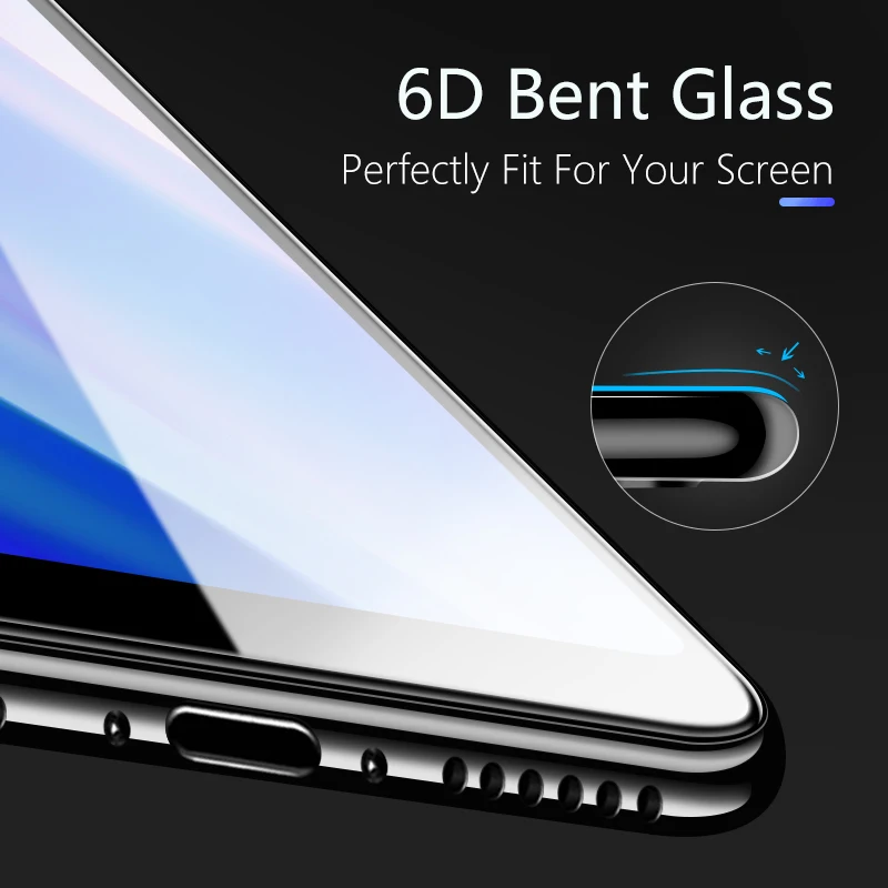 Защита экрана ASINA 6D для Xiaomi Mi 8 SE пленка из закаленного стекла изогнутая полная