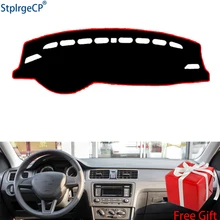 Per SKODA Rapid Rapid Spaceback 2014-2019 cruscotto stuoia di Protezione Ombra Cuscino Pad interni sticker car styling accessori