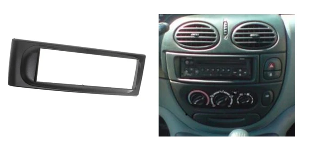 

Din Audio Fascia for RENAULT Megane I Scenic 1996-2002 Radio CD GPS DVD Stereo CD Panel Dash Mount Installation Trim Kit Frame